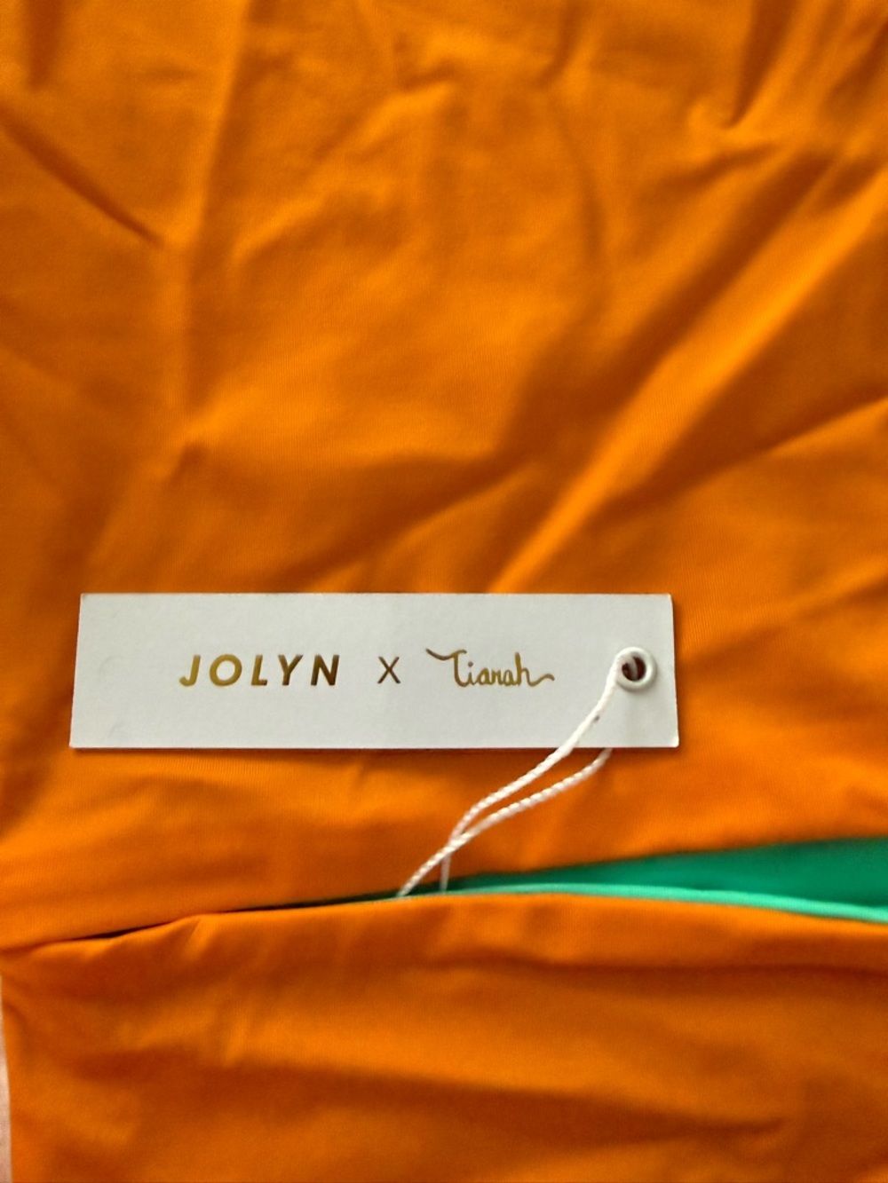 Jolyn Clothing Orange Kids Rash Guard Set with Bikini Bottoms - Picture 2 of 2